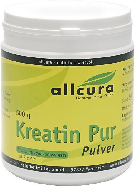 allcura Naturheilmittel Kreatin Pur Pulver Premium Qualität