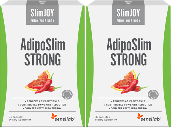 SlimJOY AdipoSlim STRONG Kapseln zum Abnehmen am Bauch, 2-Monats-Programm