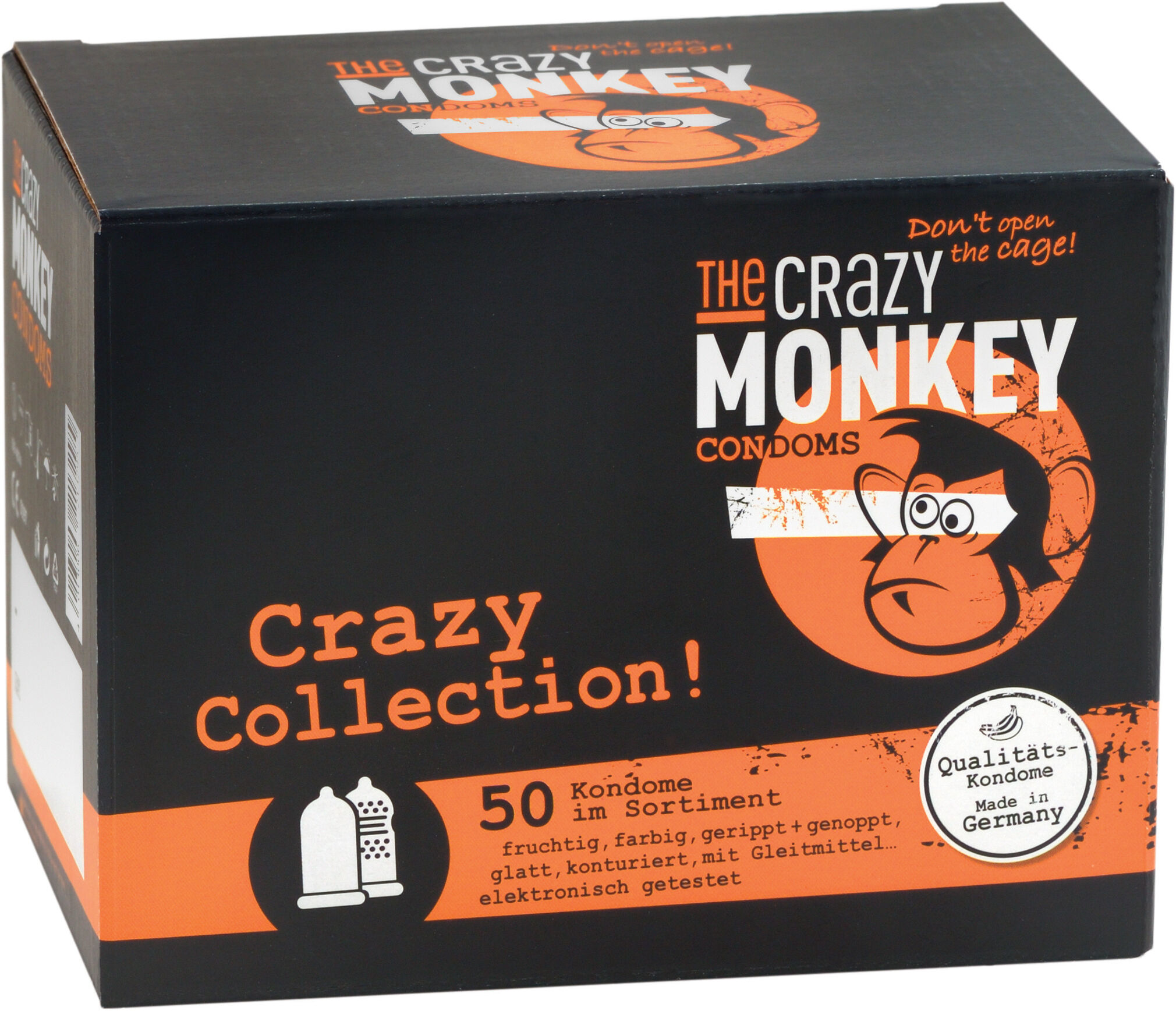 THE CRAZY MONKEY Condoms Crazy Collection 50 St.