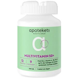 Apotekets Multivitamin 50+ Tabletter Kosttilskud 240 stk - Multivitaminer