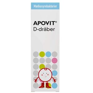 APOVIT D-Dråber Med Mælkesyrebakterier Kosttilskud 8 ml - D-Vitamin Børn