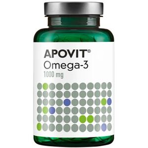 APOVIT Omega-3, 1000 mg Kapsler Kosttilskud 120 stk - Fiskeolie