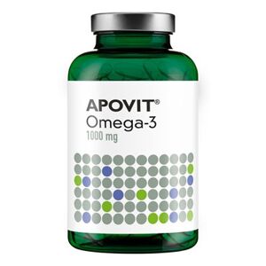 APOVIT Omega-3 Kapsler 1000 mg Kosttilskud 180 stk - Fiskeolie