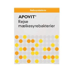 APOVIT Rejse Mælkesyrebakterier Kosttilskud 30 stk - C-Vitamin - Vit C