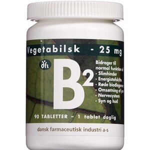 Grønne Vitaminer B2-Vitamin Tabletter Kosttilskud 90 stk - B-Vitaminer