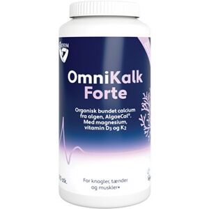 Biosym OmniKalk Forte Kosttilskud 180 stk - D-Vitamin Børn - Kalktilskud