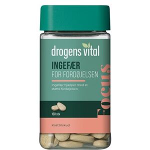 Drogens Vital Ingefær Kosttilskud 160 stk