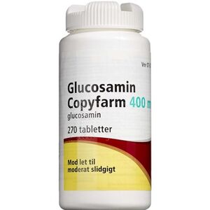 Glucosamin "Copyfarm" 400 mg 270 stk Filmovertrukne tabletter Glucosamin Copyfarm