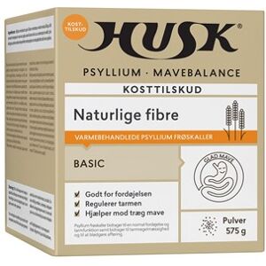 HUSK Psyllium Mavebalance Pulver Kosttilskud 575 g.