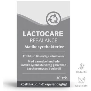 Lactocare Rebalance Kapsler Kosttilskud 30 stk. - Mælkesyrebakterier