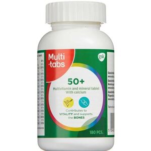 Multi-tabs 50+ Tabletter Kosttilskud 180 stk - Multivitaminer