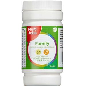 Multi-tabs Family Tabletter Kosttilskud 190 stk - Multivitaminer