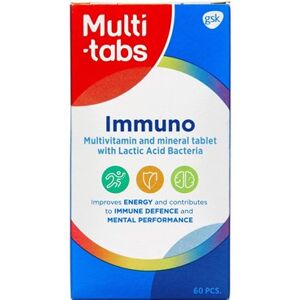 Multi-Tabs Immuno Kosttilskud 60 stk - Mælkesyrebakterier