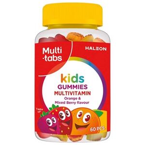 Multi-Tabs Kids Gummies Multi Berry Kosttilskud 60 stk - Vingummi vitaminer