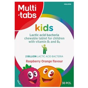 Multi-tabs Kids Mælkesyrebakterier Kosttilskud 30 ttbst - Vitaminer børn