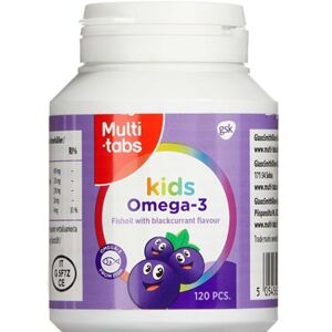 Multi-tabs Kids Omega-3 Kosttilskud 120 stk - Vitaminer børn