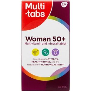 Multi-tabs Woman 50+ Tabletter Kosttilskud 60 stk