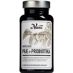 Nani Præ+ Probiotika Kosttilskud 60 stk - Mælkesyrebakterier