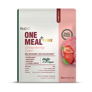 Nupo One Meal +Prime Strawberry Love 360 g - Kosttilskud vægttab