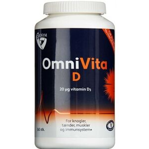 Biosym OmniVita D Kosttilskud 360 stk - D-Vitamin Børn