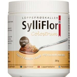 Sylliflor colostrum Kosttilskud 200 g - Loppefrøskaller