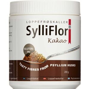 Sylliflor kakao Kosttilskud 200 g - Loppefrøskaller