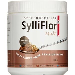 SylliFlor Loppefrøskaller Malt Kosttilskud 200 g