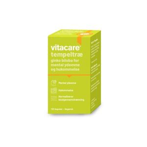 Vitacare Tempeltræ Kosttilskud 120 stk - Ginkgo Biloba