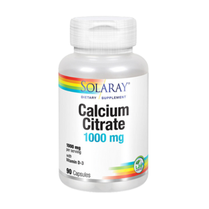 Solaray Calcium Citrate 1000mg - 90 stk