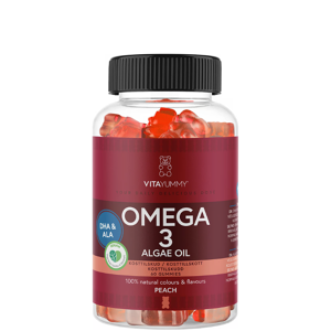 Vitayummy Omega 3, Peach, 60 Stk.