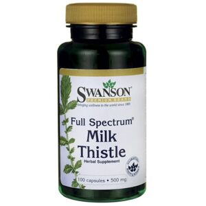Swanson FS Milk Thistle 500mg kosttilskud 100 kapsler