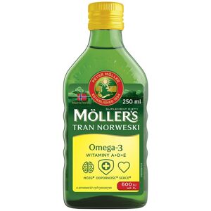 Möller's Norsk fiskeolie, citron kosttilskud, 250ml