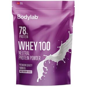 BodyLab Whey 100 Proteinpulver Neutral (1kg)