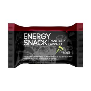 Purepower Energy Snack Tranebær 60 G - Energy Snack