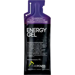 Purepower Energy Gel Solbær 40 G - Energi Gel