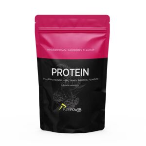 Purepower Valleprotein Hindbær 400g - Proteinpulver