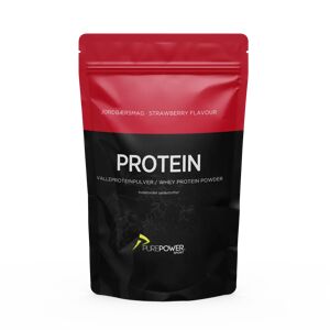 Purepower Valleprotein Jordbær 400g - Proteinpulver