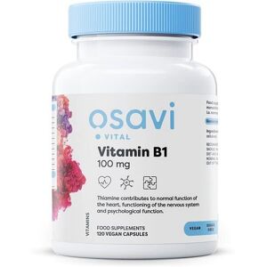 Osavi Vitamin B1, 100 Mg - 120 Veganske Kapsler