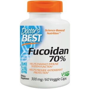 Doctor's Best Fucoidan 70%, 300mg - 60 Vcaps