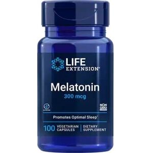 Life Extension Melatonin, 300 Mcg - 100 Kapsler