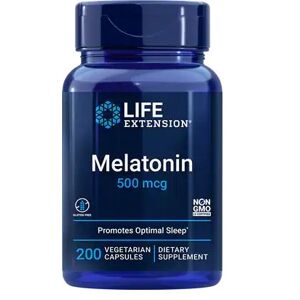 Life Extension Melatonin, 500 Mcg - 200 Kapsler
