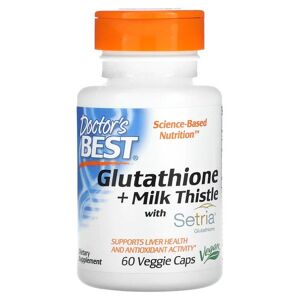 Doctor's Best Glutathion + Mælketidsel - 60 Vcaps