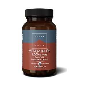 Terranova D3 vitamin 2000 IU • 50 kapsler