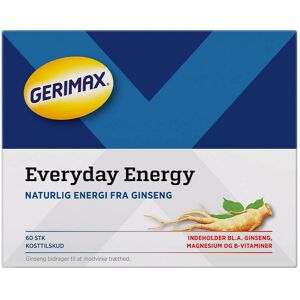 Gerimax Ginseng Everyday Energy (Stop Beauty Waste)   60 stk.