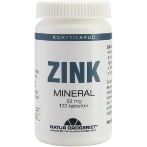 Natur Drogeriet Zink Mineral   100 stk.