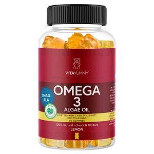 VitaYummy Omega 3 Algae Oil Lemon   60 stk.