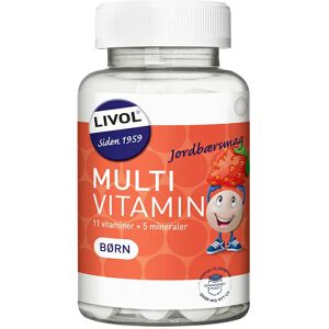 Livol Multivitamin Børn Jordbærsmag   150 stk.