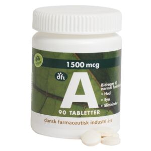 Berthelsen Naturprodukter - A 1500mcg   90 stk.