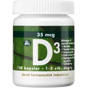 Berthelsen Naturprodukter - D3 35mcg   120 stk.