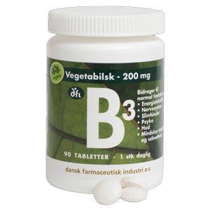 Berthelsen Naturprodukter - B3 200 mg   90 stk.